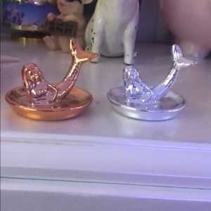2 Mermaid ring holders